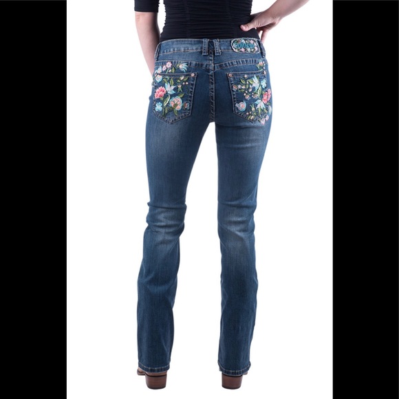 Last 1 🎉FINAL SALE 🎉Grace in LA Bootcut Jeans - Picture 4 of 8